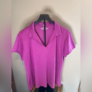 Bright Fuchsia Women's Polo Top